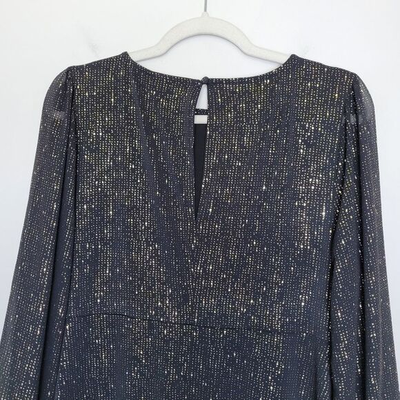 NEW TORRID Sparkly Party Dress Plus Size Formal Event Glam Black Glitter Sleek - Picture 12 of 15